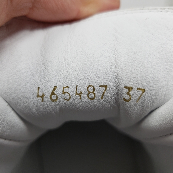 BALENCIAGA Arena High Beige leather Sneakers. Size: 37 - Picture 6 of 8